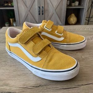 Kids vans Velcro shoes